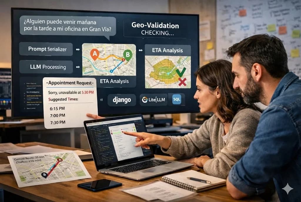 CodeIA2026 - Sesión 15 — Smart-Sync Concierge (API de Citas Agentica · Prompt-First + Validación Geo-Temporal)