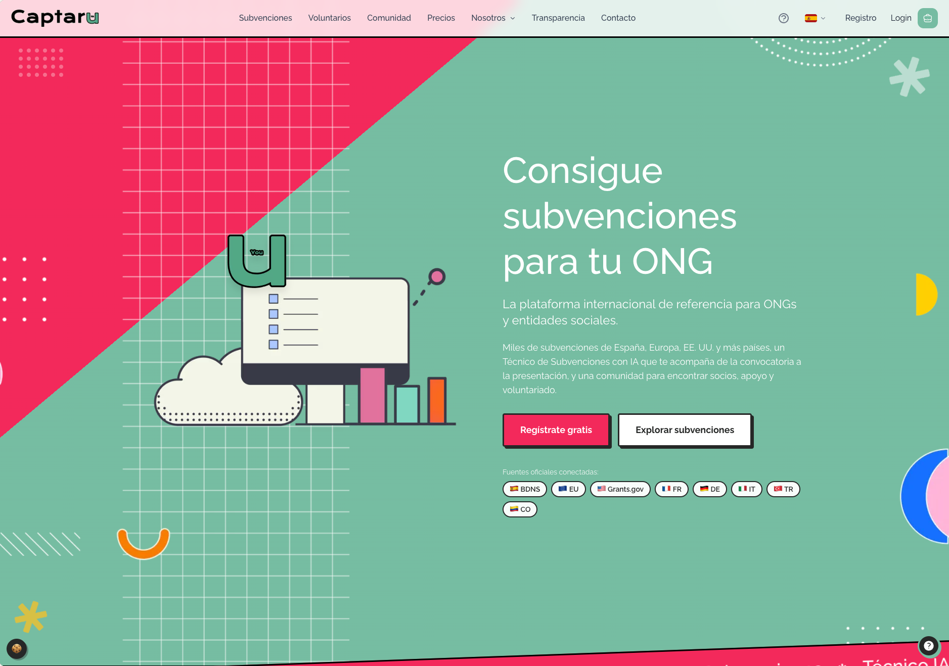 Captaru - Plataforma de Subvenciones