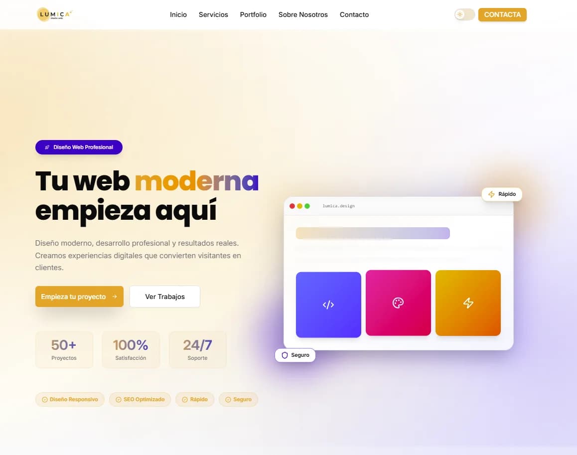 Rediseño pagina web