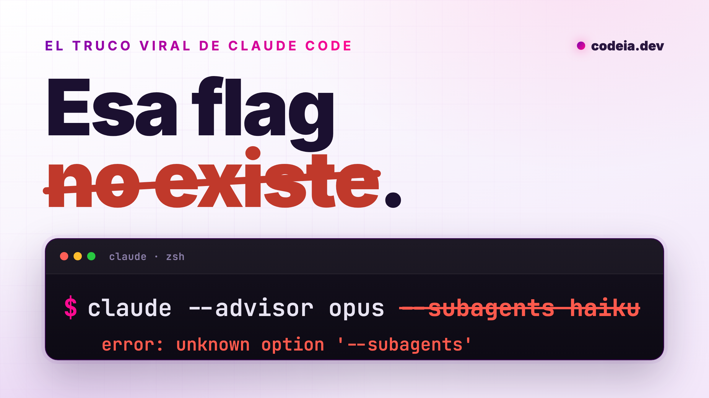 Claude Code con Sonnet, Haiku y Opus: el truco viral que no funciona (y cómo se configura el patrón que sí)